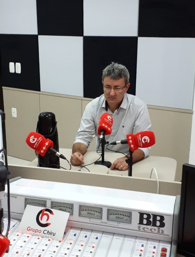 O presidente da cooperativa participou do Programa Linha Aberta e detalhou os novos empreendimentos/ Foto: Daniela Vargas